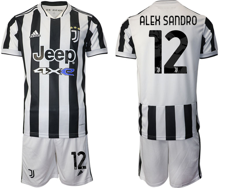 Men 2021-2022 Club Juventus home white #12 Adidas Soccer Jerseys